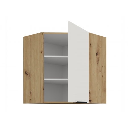 Szafka narożna górna 60 cm AURO WH/AR 60x60 GN-72 1F 45 antyfinger